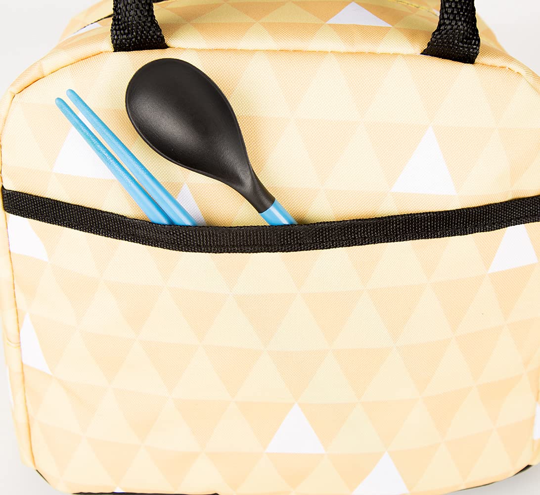 Japanese Anime Insulated Lunch Bag for Women & Kids - Cute Bento Box Cooler for School, Work, Picnics & Outdoor Activities