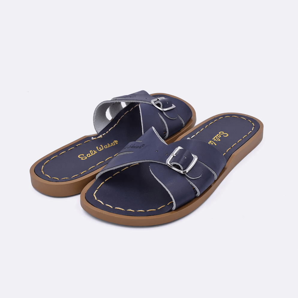 Salt Water Classic Slide Sandals for Little Kids - Comfortable Beach & Pool Shoes for Boys and Girls