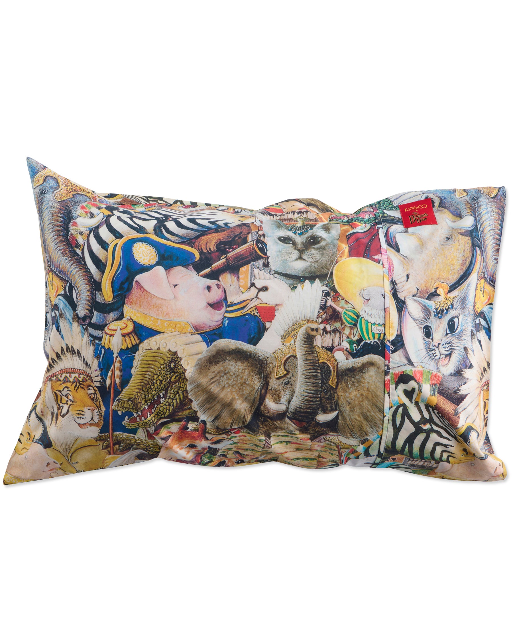 Kip&Co x Eleventh Hour 'You're Invited' Organic Cotton Pillowcase Set - Soft & Breathable Bedding for Guest Rooms, Weddings & Special Occasions