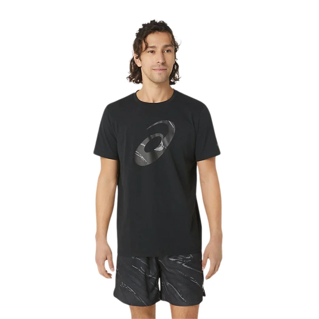 ASICS Seasonal Graphic Men's T-Shirt - Comfortable Cotton Casual Tee for Running, Gym & Everyday Wear