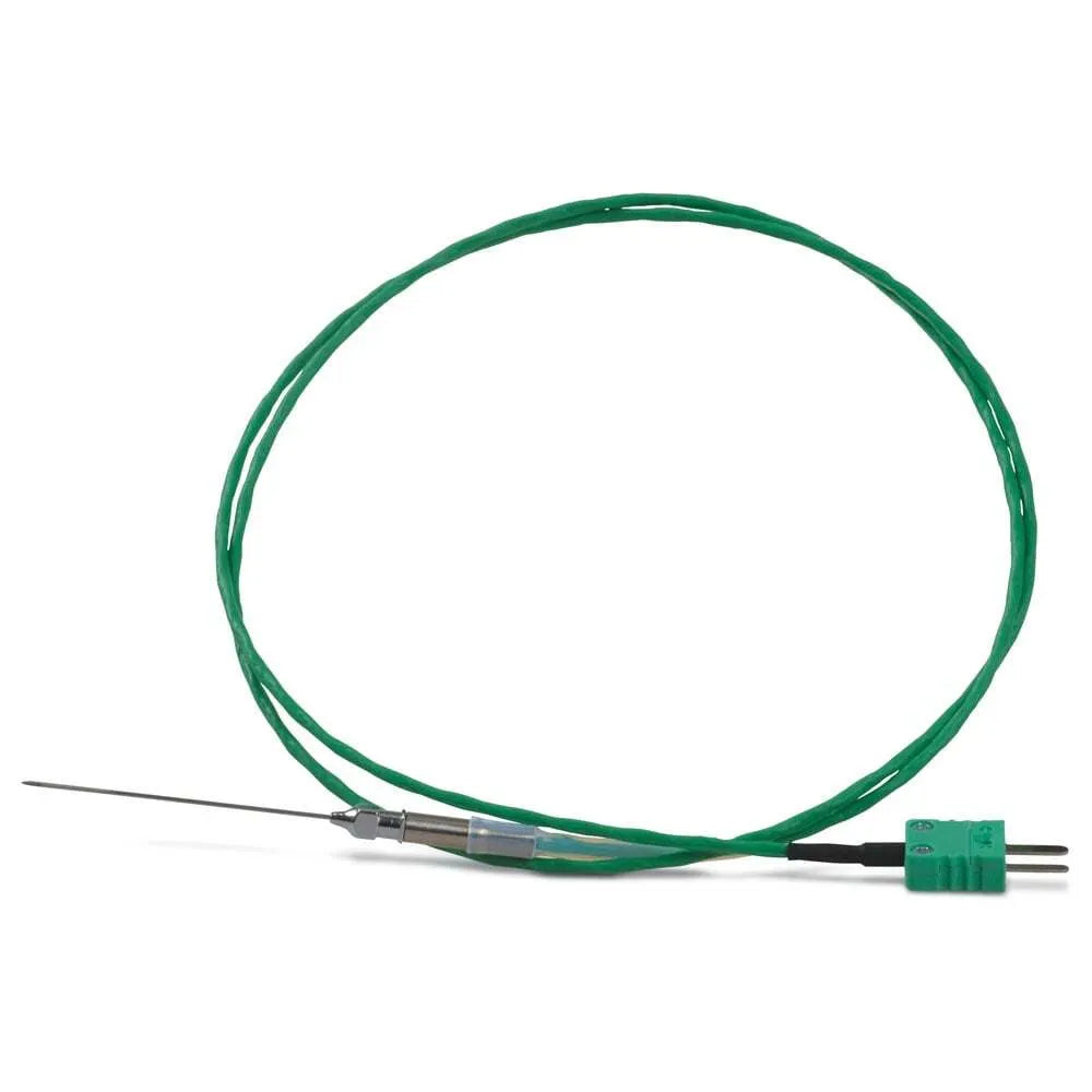 2.5 Inch Type K Hypodermic Probe Thermometer with 40 Inch Cable - High Precision Sous Vide Cooking, Meat, BBQ & Kitchen Temperature Monitoring