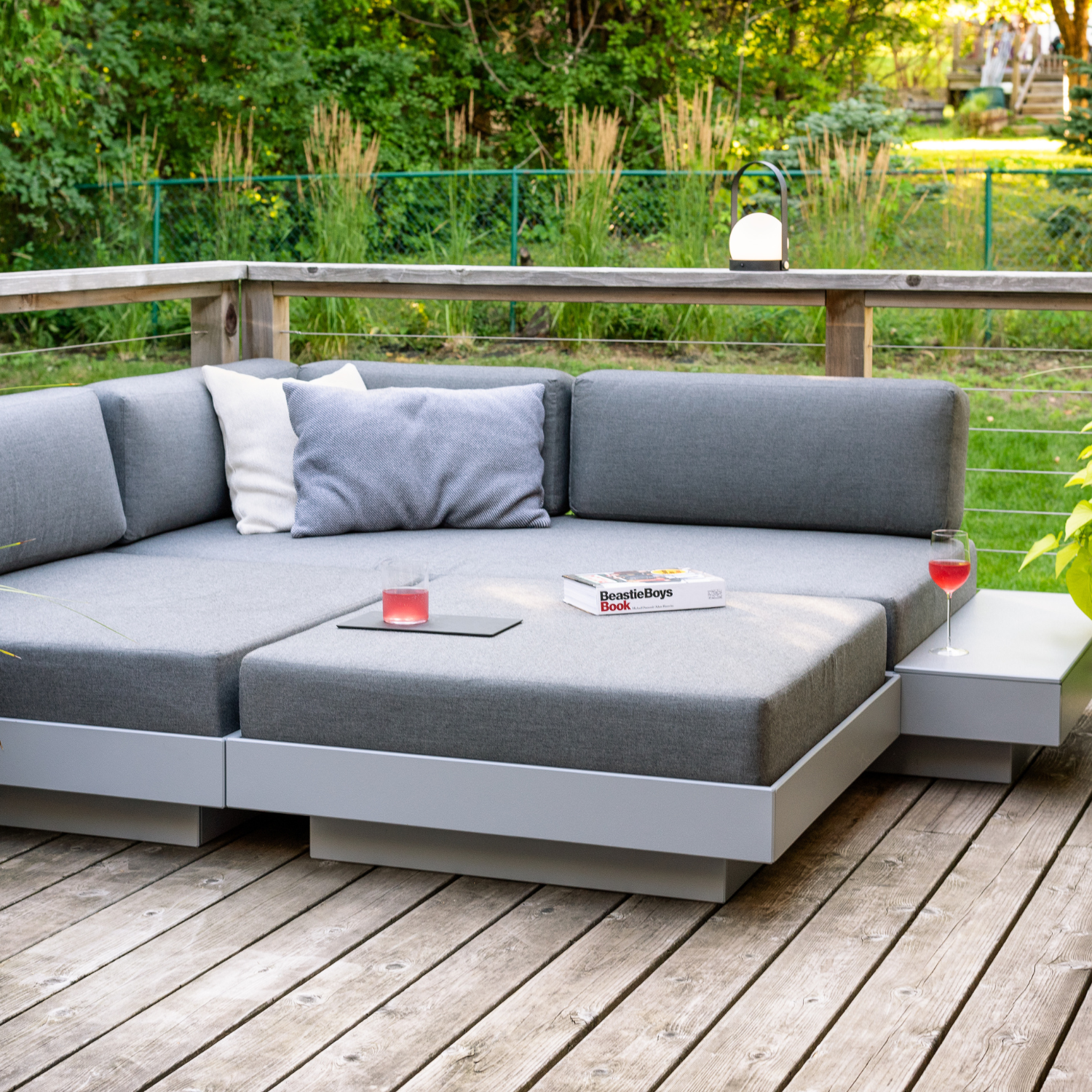 Loll Platform One Ottoman - Modern Storage Ottoman with Lift Top, Upholstered Footrest Bench for Living Room, Bedroom, and Office - Perfect for Extra Seating & Hidden Storage