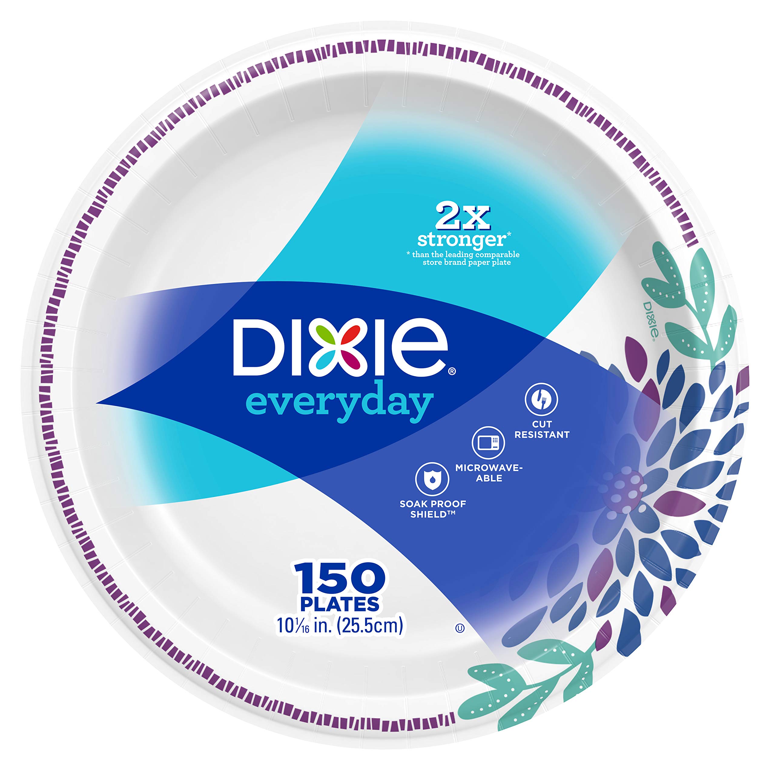 Dixie Everyday Paper Plates, 10 1/16