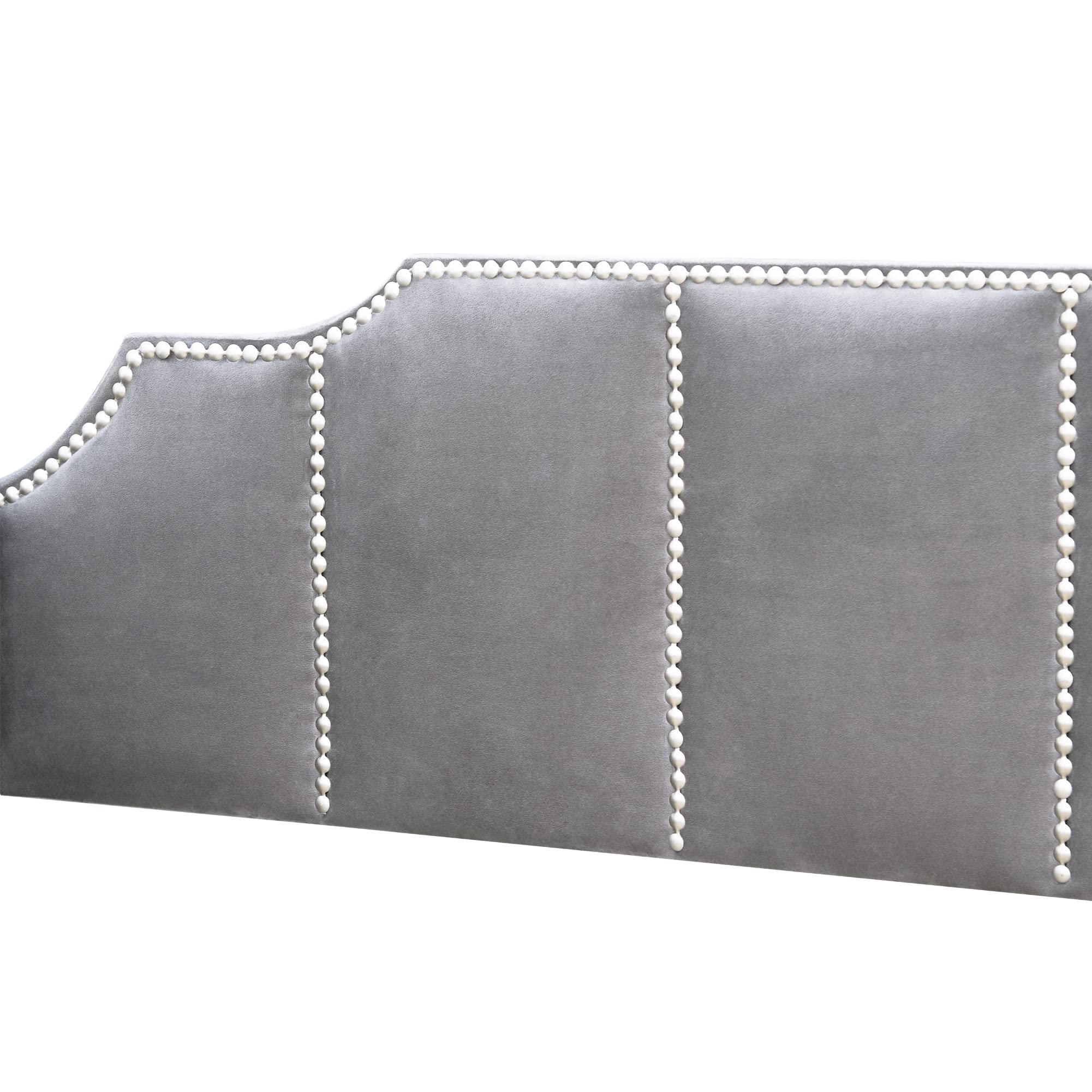 Upholstered Twin Daybed with Storage Drawers, 2 Armrests & Wood Slat Support - Velvet Sofa Bed with Backrest & Rivets (Light Gray) | Perfect for Guest Rooms, Small Apartments & Multi-Functional Living Spaces