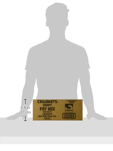 Drakes Crispy FryMix - 10-Ounce Box (Pack of 12) | Perfect for Chicken, Fish & Onion Rings | Ideal for Family Dinners & Restaurant-Style Cooking