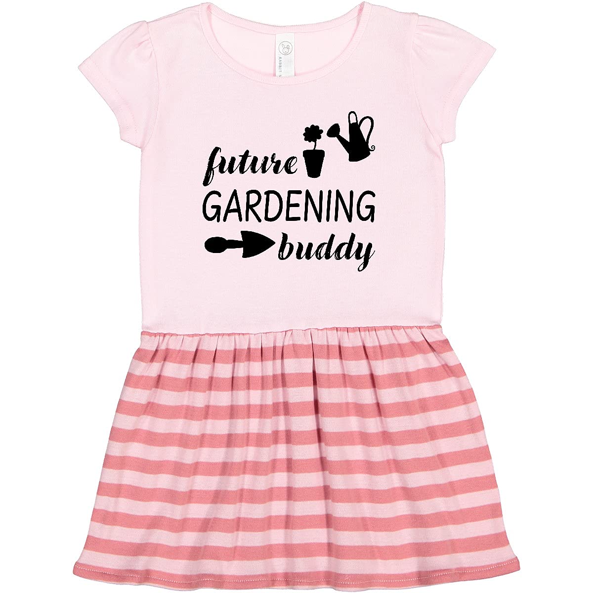 Inktastic Future Gardening Buddy Toddler Dress - Cute & Comfortable Outfit for Kids Gardening, Outdoor Play & Preschool Activities