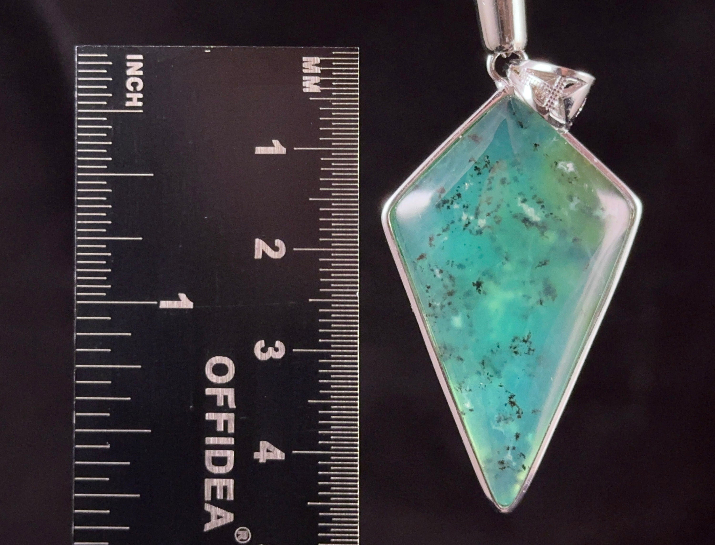 Green Opal Pendant Necklace - Sterling Silver Birthstone Jewelry with Opal Cabochon | October Birthstone Gift for Men & Women | Perfect for Anniversaries, Birthdays & Special Occasions