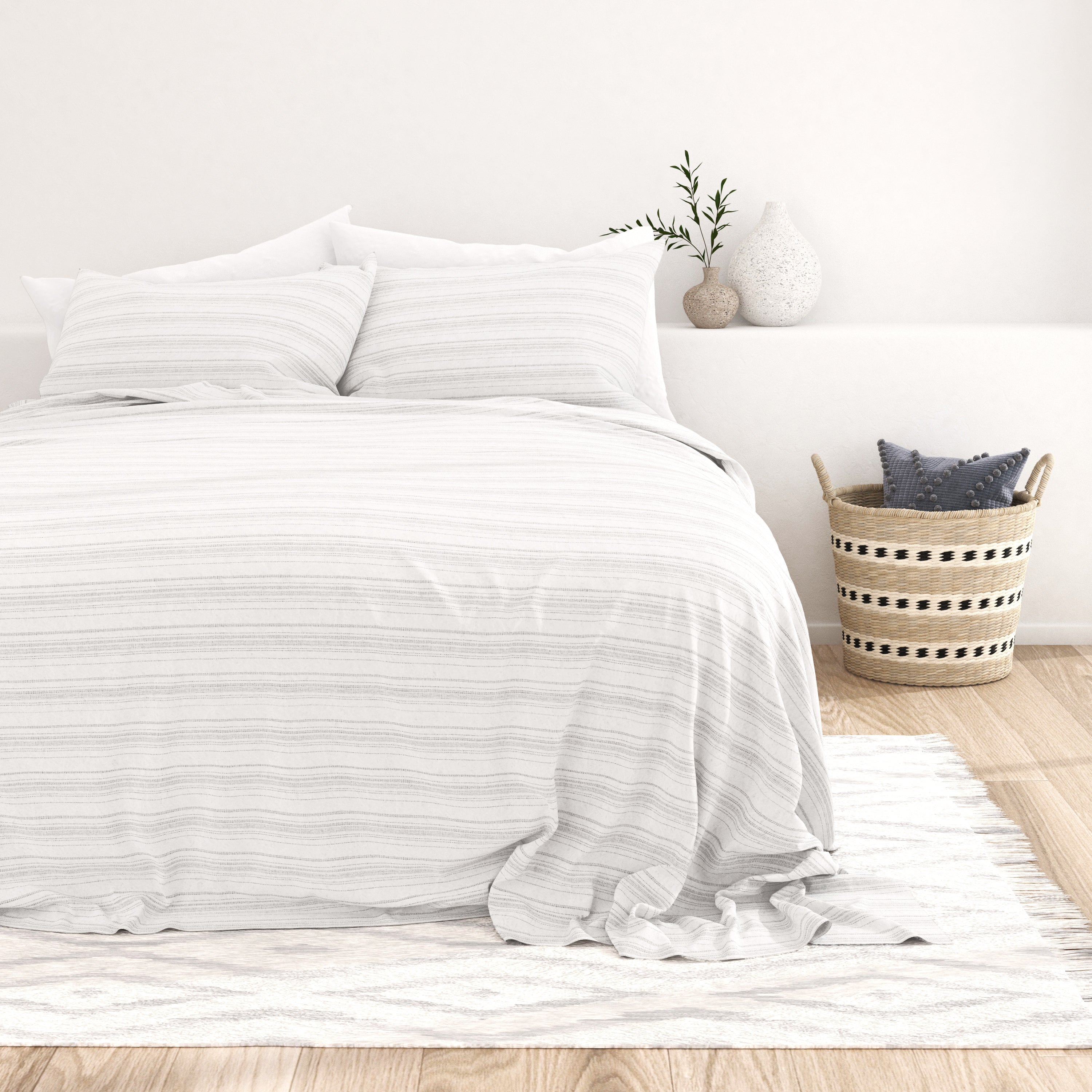 4 Piece Flannel Sheet Set - Soft & Cozy Queen Size Bed Sheets for Winter - Perfect for Cold Weather, Guest Rooms & Cozy Nights