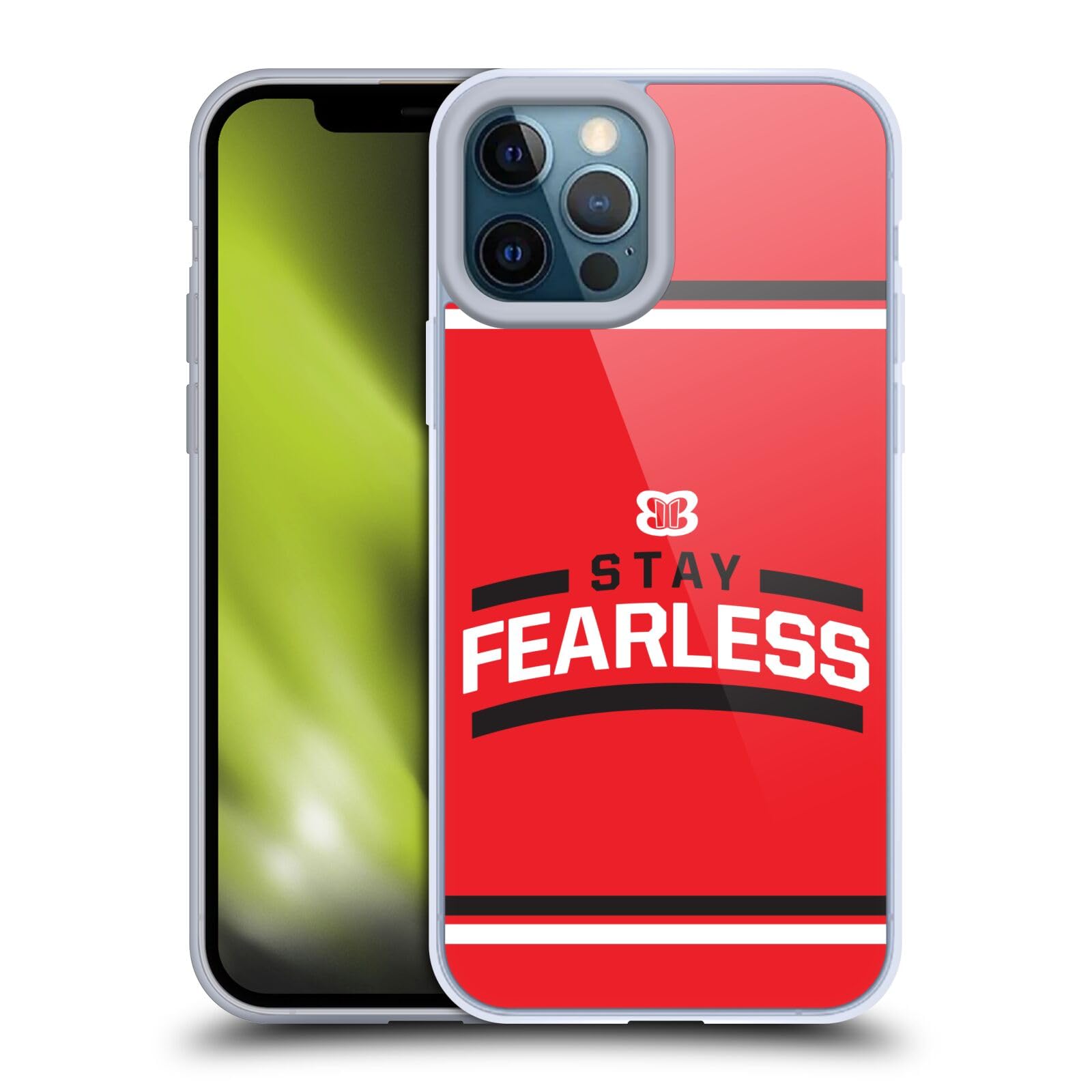 Official WWE Stay Fearless Nikki Bella Soft Gel Phone Case for Apple iPhone 12 Pro Max - Durable Protection with Stylish Design, Perfect for WWE Fans and iPhone Users