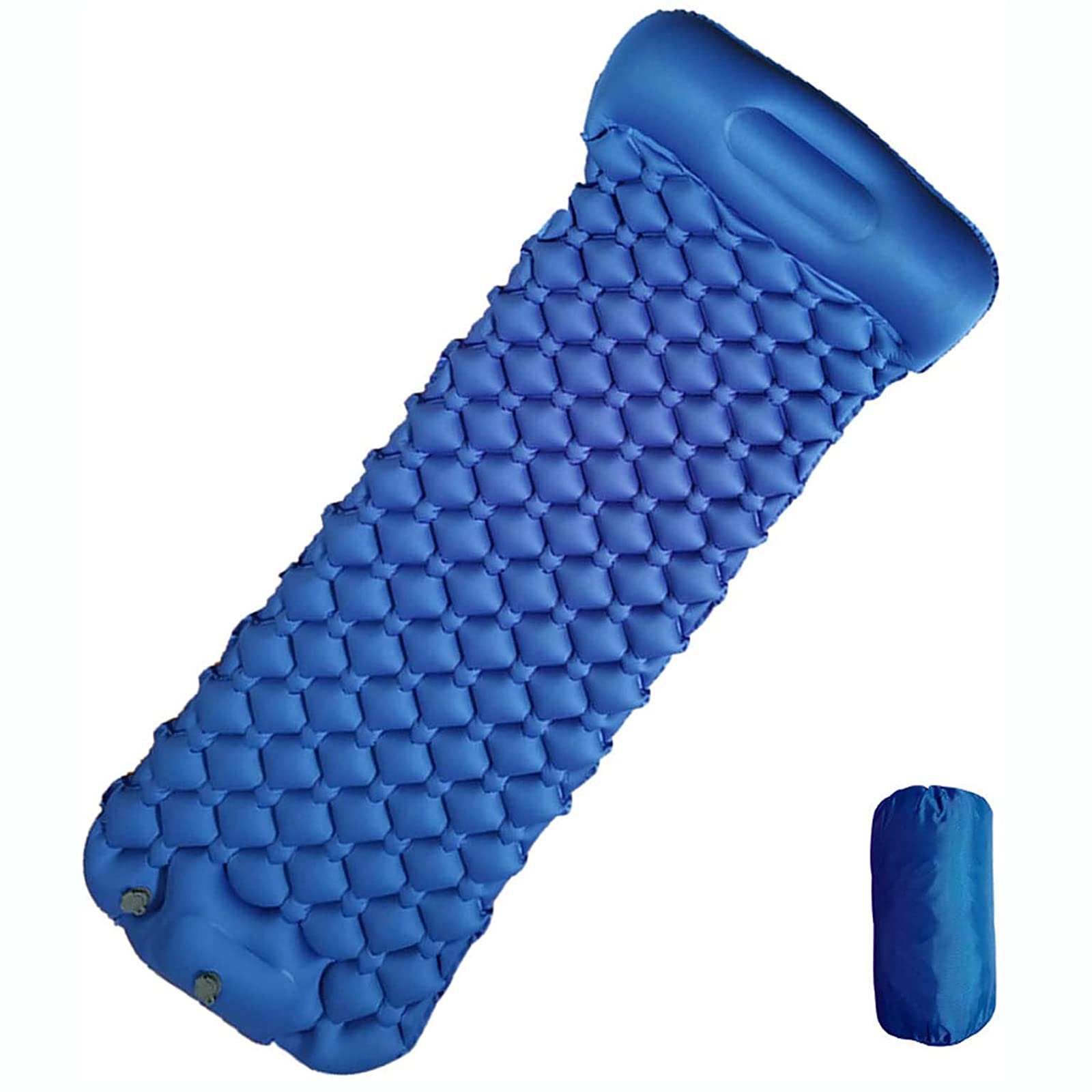 **ZJDYDY Inflatable Camping Sleeping Pad with Pillow - Self-Inflating, Waterproof, Lightweight for Hiking, Backpacking & Travel - Perfect for Tents, Outdoor Adventures & Road Trips**