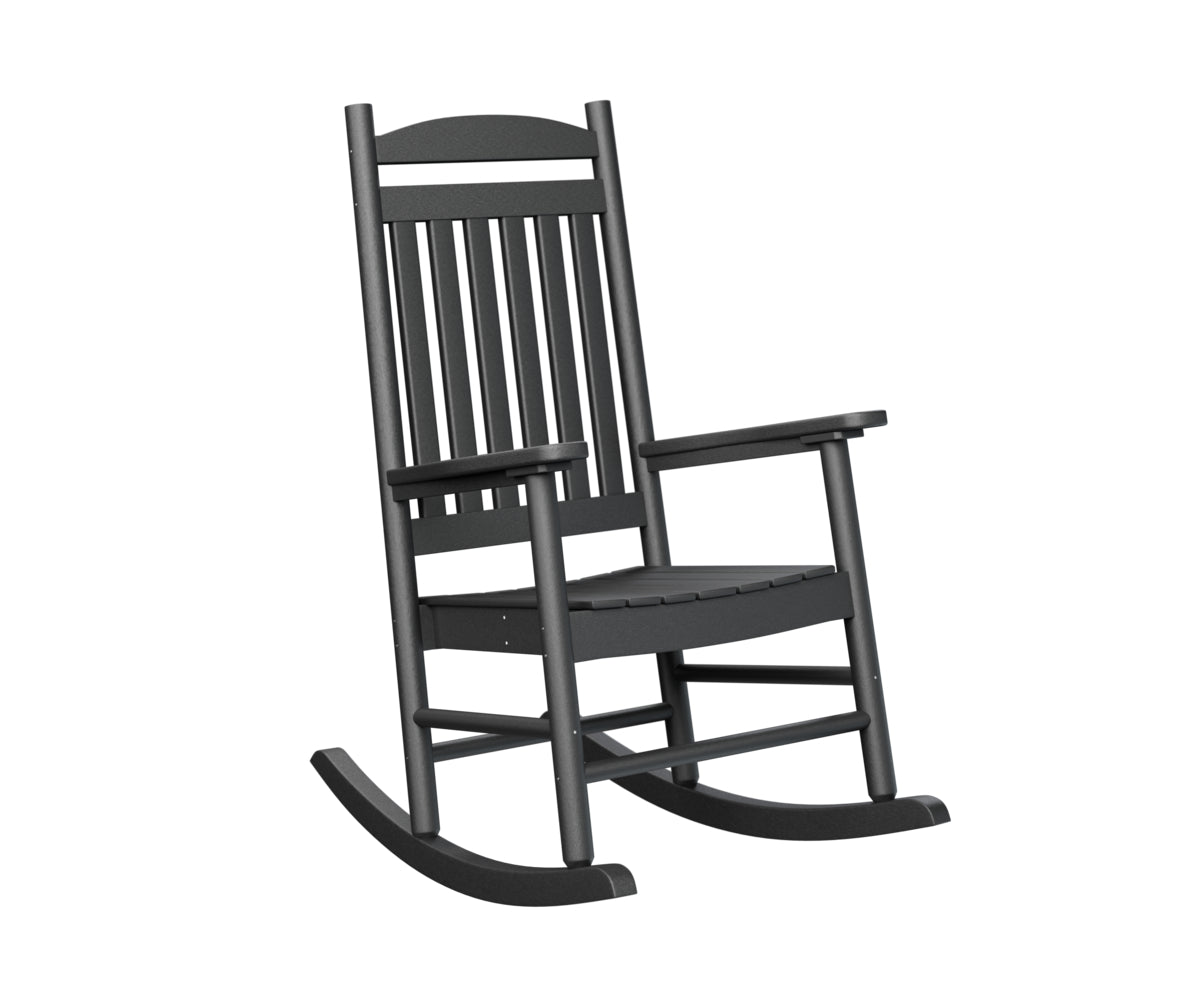 Berlin Gardens Porch Rocker - Classic Wooden Rocking Chair for Outdoor Patio, Garden & Front Porch - Perfect for Relaxing, Reading & Enjoying Nature