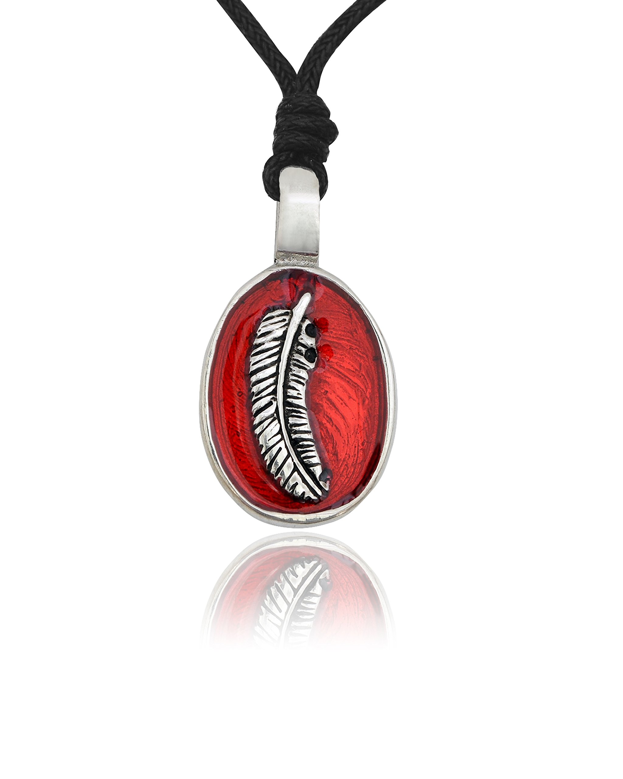 Authentic Indian Feather Silver Pewter Charm Necklace Pendant - Handmade Boho Jewelry for Women - Perfect for Festivals, Weddings & Spiritual Ceremonies