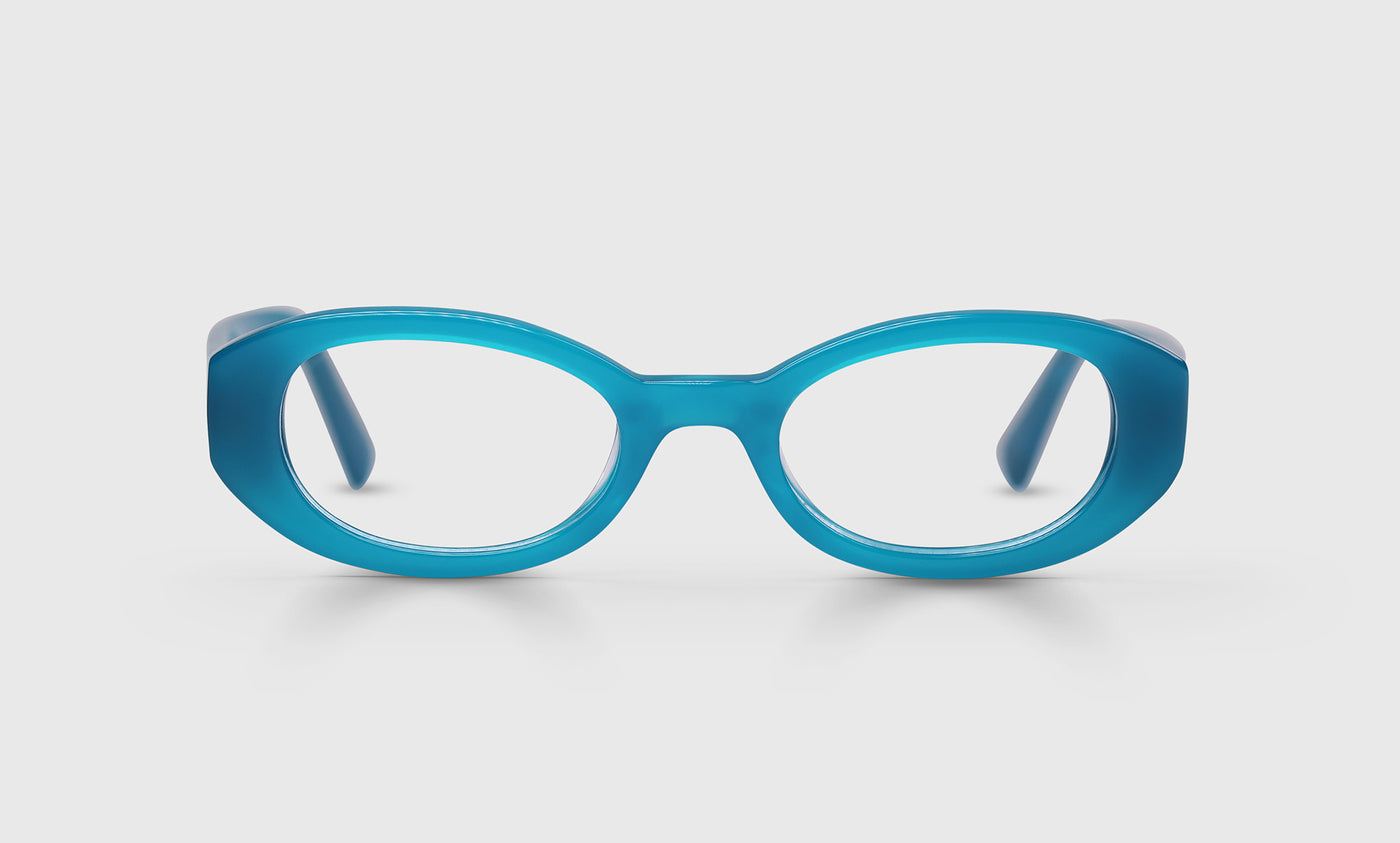 Mrs. Peckerhead Color 59 Teal Glasses - Stylish Front & Temple Design for Women | Perfect for Reading, Driving & Fashion Accessories