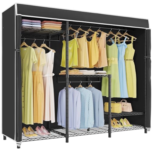 Black Rack With Black Cover