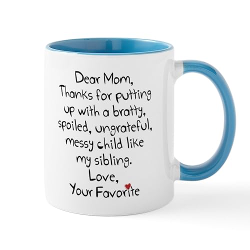 White/Blue Inside - The Favorite Child Mugs