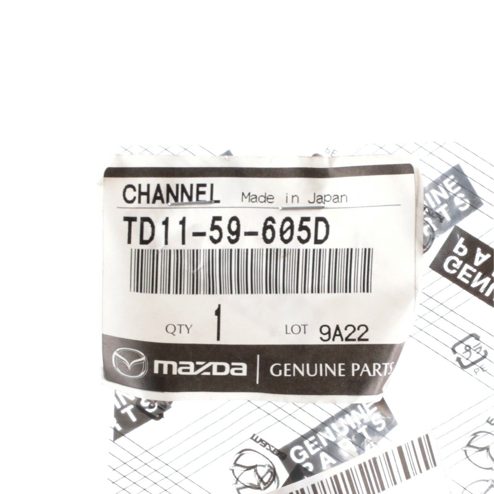 Genuine Mazda Window Glass Channel Replacement - TD11-59-605D - Perfect for Mazda Car Window Repair & Weatherproofing