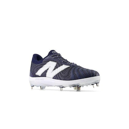 New Balance L4040TN7 Navy Low Baseball Cleats for Men - Lightweight & Durable for Baseball, Softball & Training