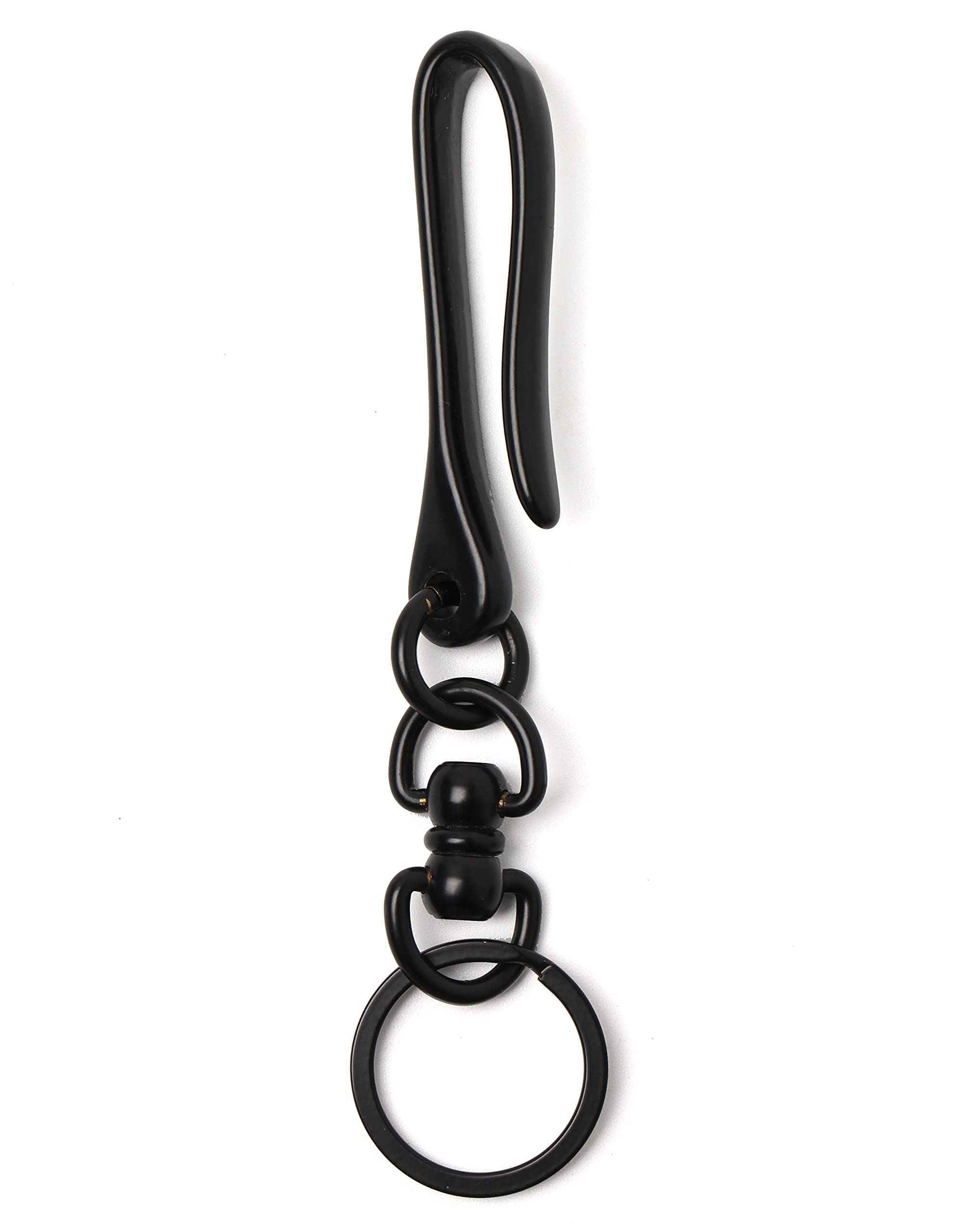 Vintage Handmade Snap Hook Key Holder - Retro U Hook Keychain Ring for Keys | Perfect for Home, Office & Travel Organization