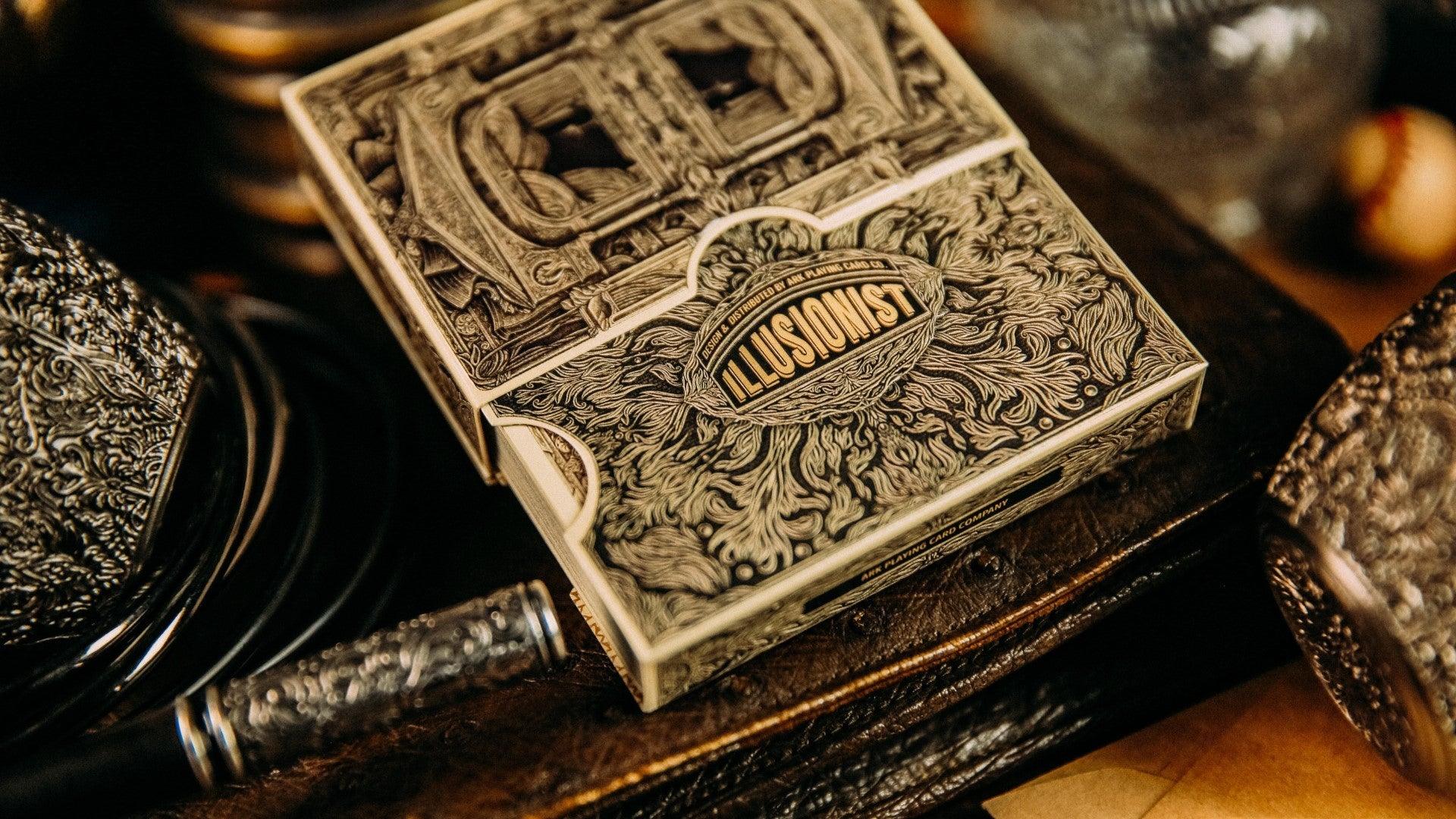 The Illusionist Classic Boxset Playing Cards – Premium Magic Trick Deck for Cardistry, Poker & Close-Up Magic – Perfect for Magicians, Beginners & Collectors