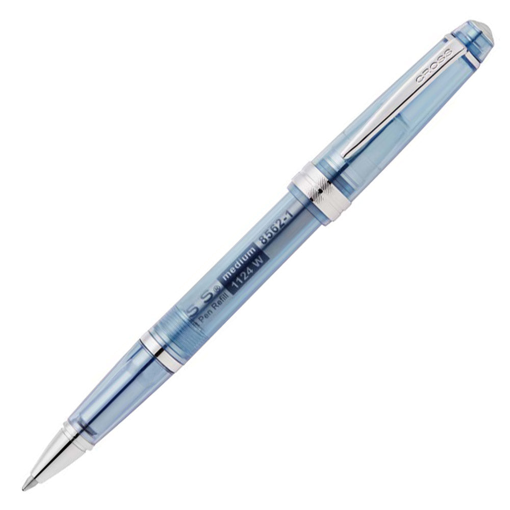 Cross Bailey Light Translucent Blue Resin Ballpoint Pen - Premium Writing Instrument for Office, School & Gift Giving - Smooth Ink Flow for Everyday Use