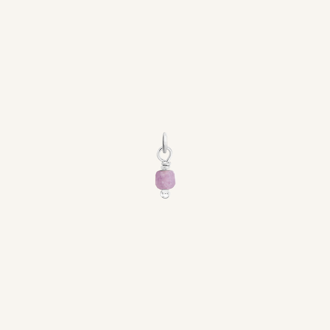 Amethyst Soldering Charm - Natural Stone of Peace & Protection for Jewelry Making, Meditation & Healing | Perfect for DIY Crafts, Gifts & Spiritual Practices