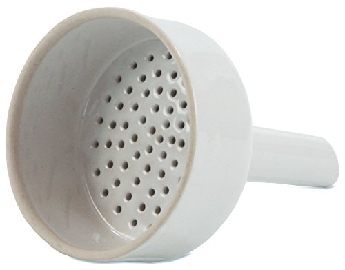 Premium 3 Inch BUCHNER FUNNEL with Thick Stem - High-Quality Glass Filtration Funnel for Chemistry Labs, Essential Oil Extraction & Scientific Experiments - Perfect for Home Brewing, Distilling & Laboratory Use