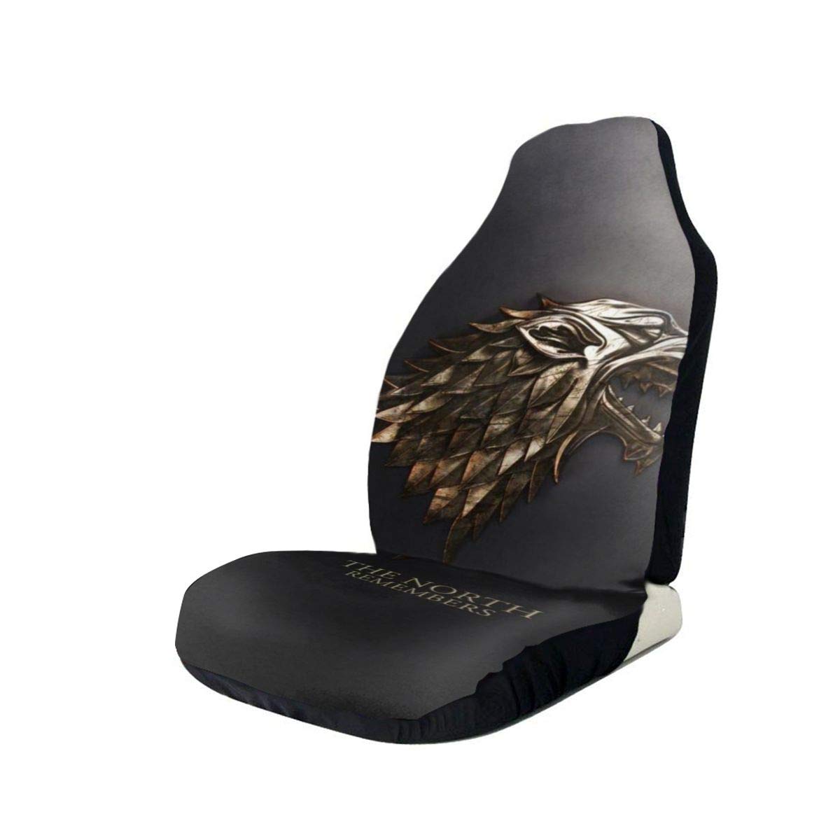Game of Thrones Car Seat Covers - Durable Saddle Blanket Style, Elastic & Easy to Install/Remove, Washable Soft Fabric for Comfort & Protection - Fits Most Cars & Vans Front Seats - Perfect for GOT Fans, Road Trips & Themed Car Decor