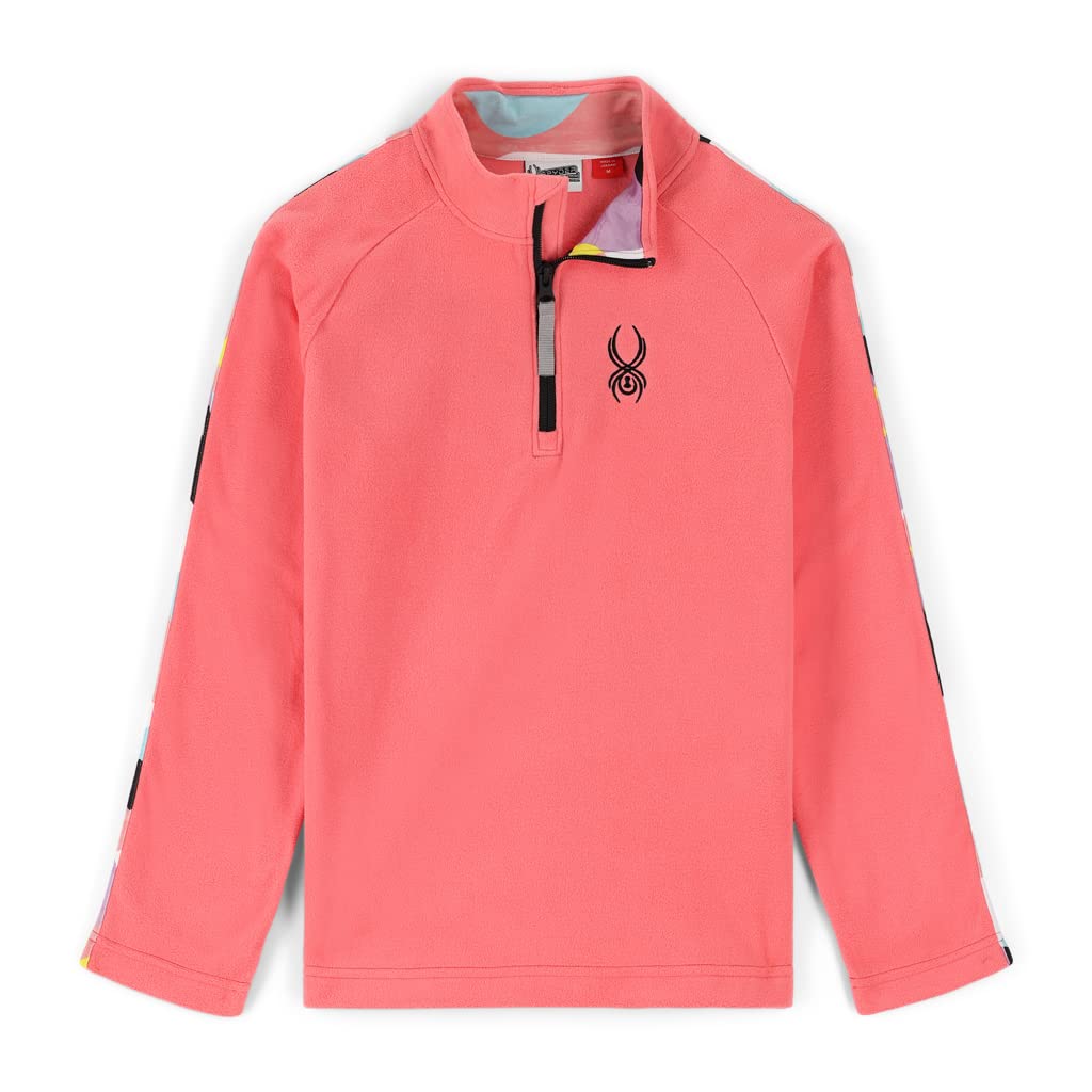 Spyder Youth Speed Half Zip Fleece Jacket - Warm & Comfortable Kids' Pullover for Outdoor Activities, Skiing, and Winter Sports