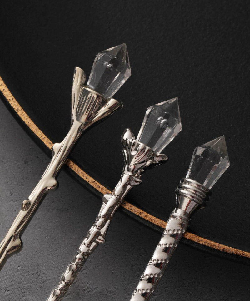 Vintage 6-Piece Flatware Set - Stainless Steel Silverware Cutlery Set for Dining, Kitchen & Entertaining - Perfect for Dinner Parties, Weddings & Everyday Use