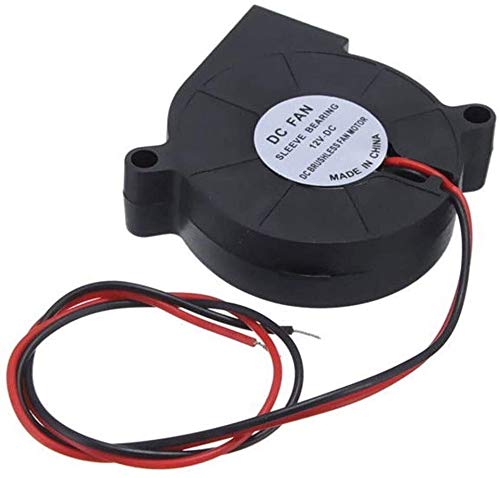 3Pcs 12V 50mmx50mm 3D Printer Cooling Fan - High Speed Radial Blower for 3D Printer Accessories | Perfect for ABS/PLA Filament Cooling & Heat Dissipation