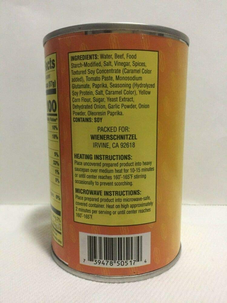 Authentic Chili Sauce with Meat - Secret Recipe Hot Dog Topping (15oz Cans, 2-Pack) | Perfect for Hot Dogs, Burgers & Game Day Snacks