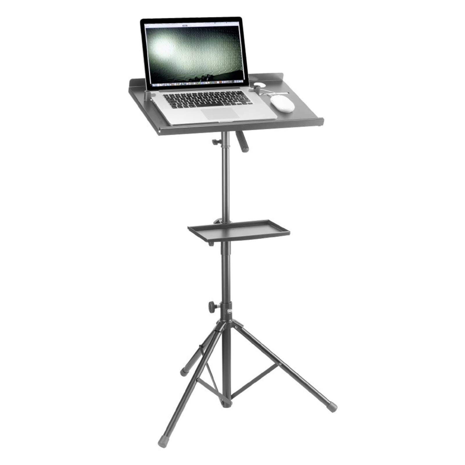 Ergonomic Stagg Laptop Stand for MacBook & Windows - Adjustable Height Aluminum Computer Riser for Home Office & Workspace - Improve Posture & Reduce Neck Strain