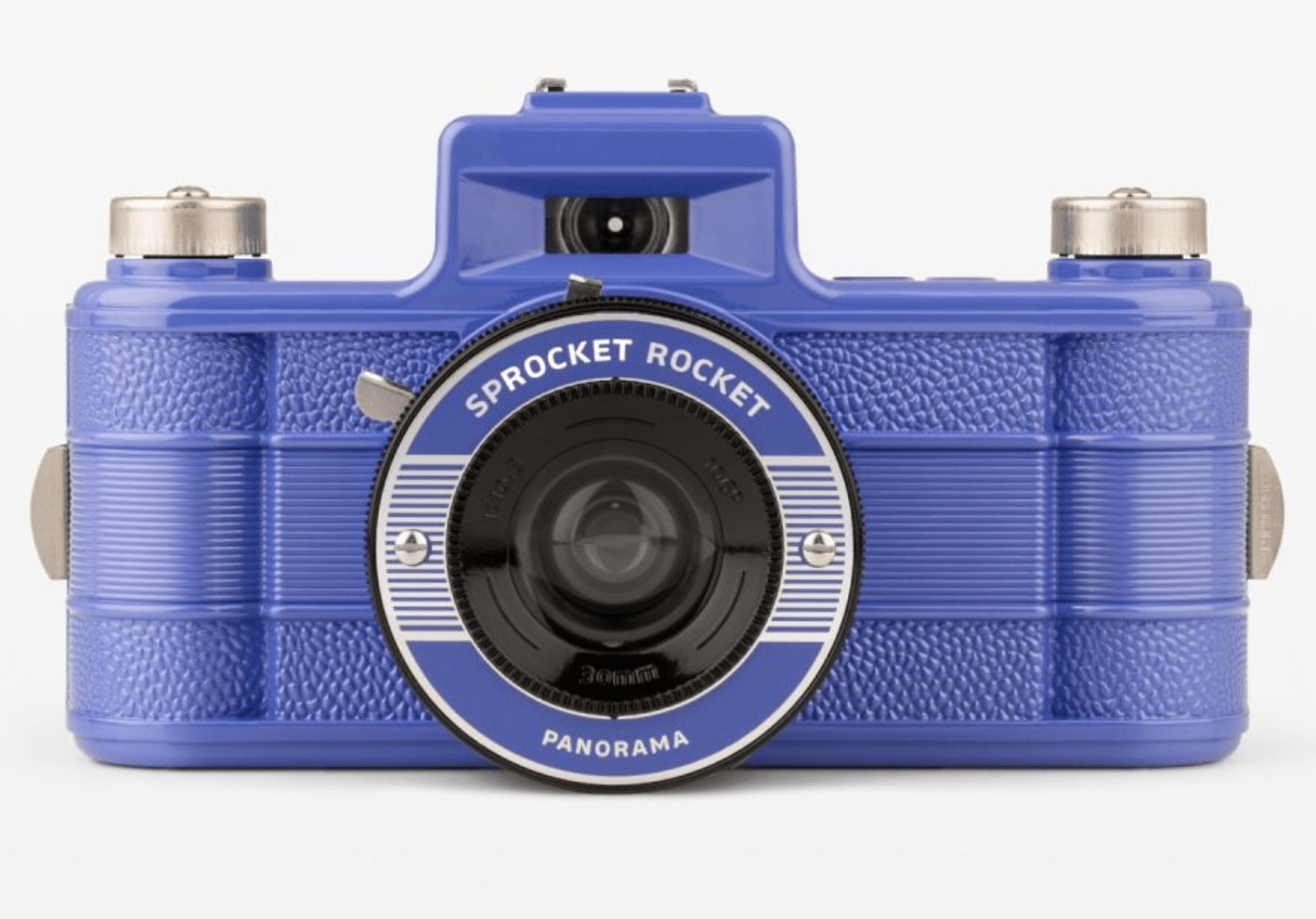 Lomography Sprocket Rocket 35mm Panoramic Film Camera - Baja Blue - Perfect for Travel, Street Photography & Creative Shots