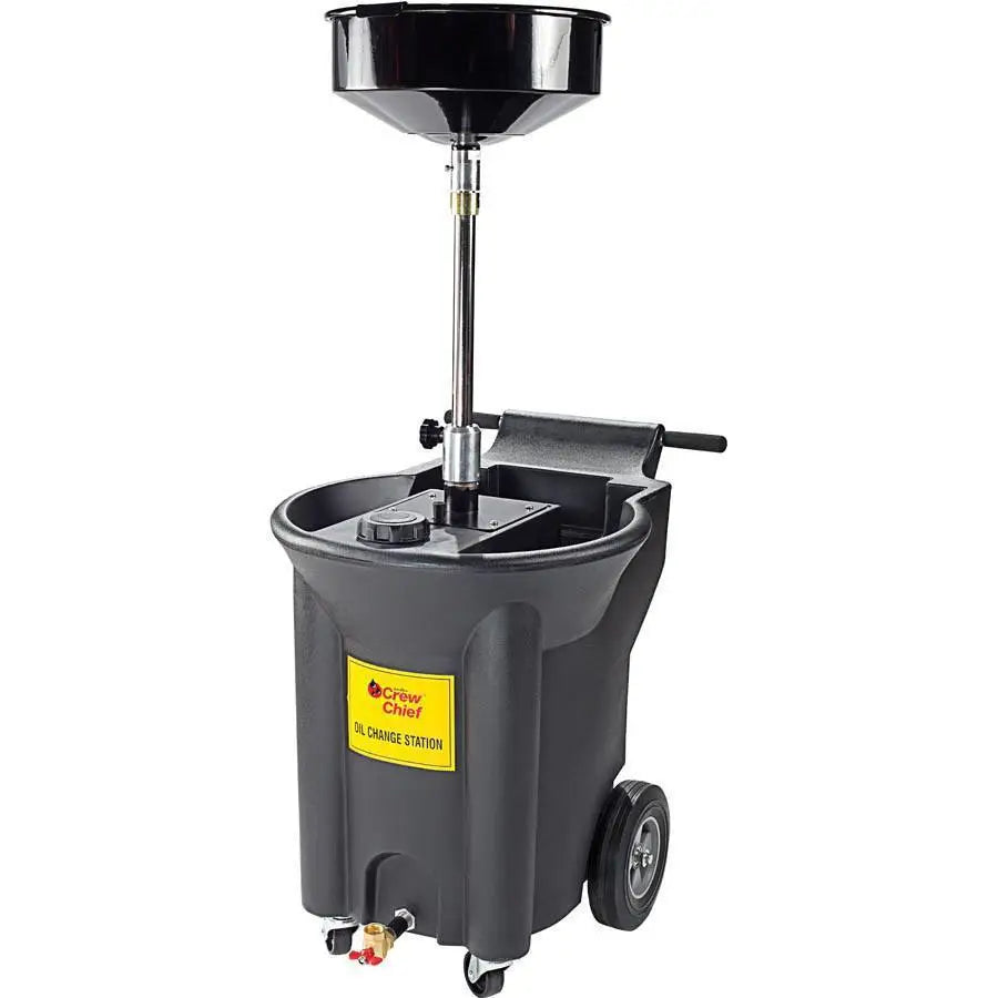 JohnDow Portable Poly Oil Drain Pan - 22 Gallon Capacity for Easy Oil Changes | Ideal for Automotive, Marine & Industrial Use