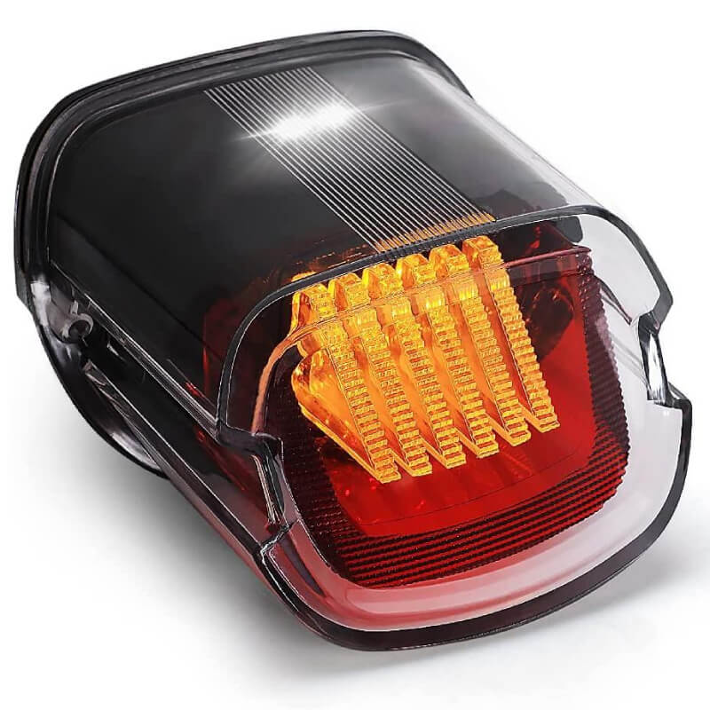 3D Suspension Hover LED Brake Tail Light with Turn Signals & License Plate Lights for Harley Motorcycle - Upgrade Your Ride for Night Safety & Style (Perfect for Cruising, Touring & Custom Bike Builds)