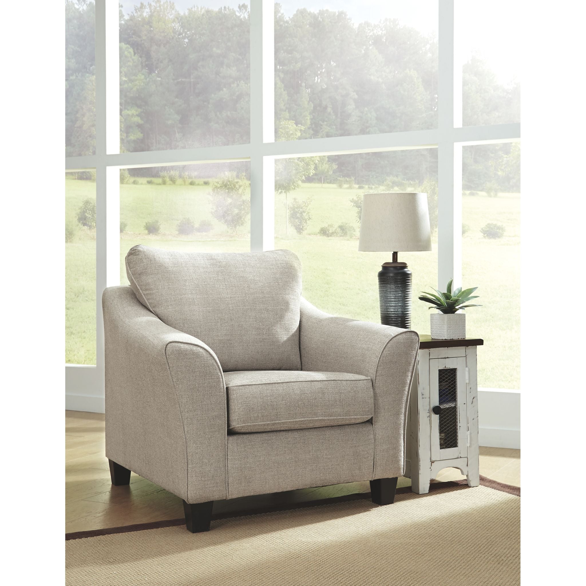 Abney Chair Driftwood - Modern Wooden Accent Chair for Living Room, Bedroom & Office - Comfortable & Stylish Home Decor Furniture