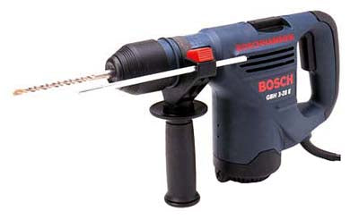Bosch GBH3-28E Professional Rotary Hammer Drill 220V - Heavy Duty Concrete Drilling & Demolition for Construction & DIY Projects