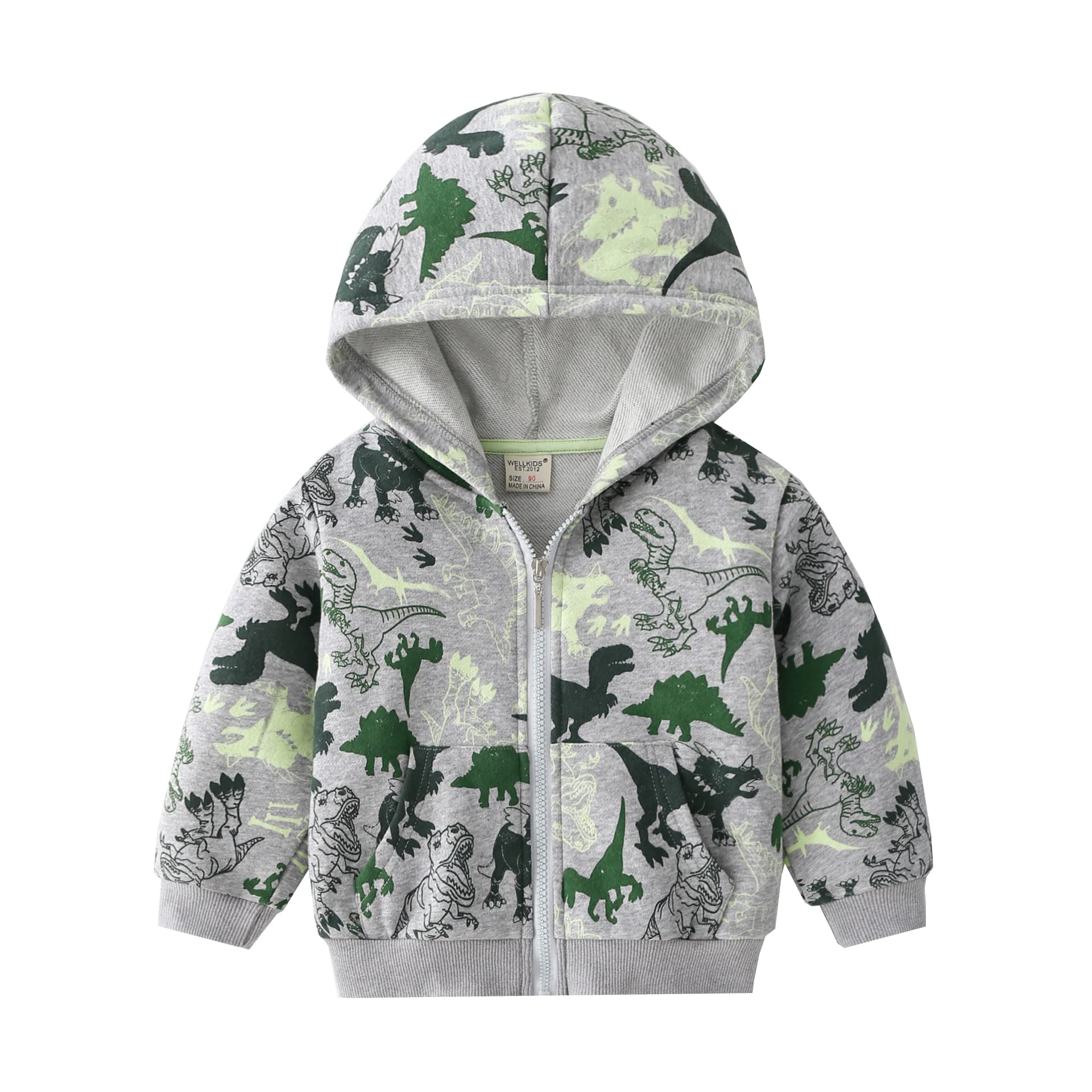 CuteOn Toddler Baby Boys' Coats Hoodie Zip Jackets Windbreaker - Warm & Stylish Outerwear for Playdates & Outdoor Adventures