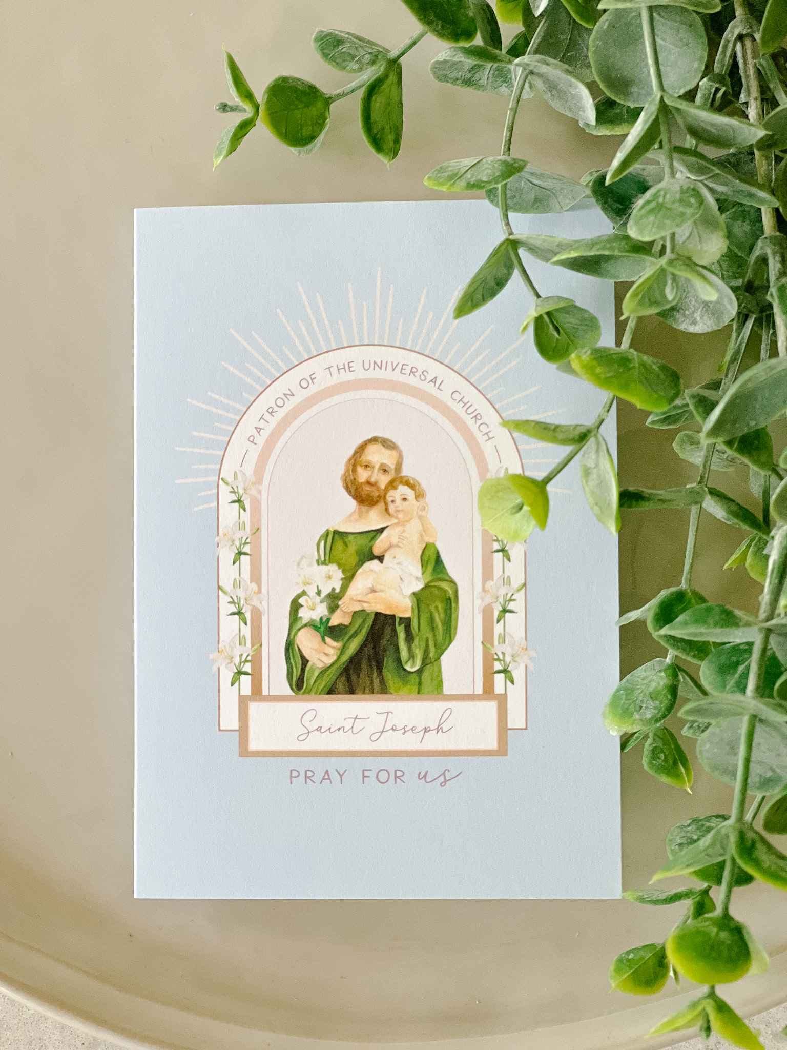 30 Day St. Joseph Novena Prayer Card - Catholic Devotional for Spiritual Growth & Protection - Perfect for Home Altars, Church Groups & Personal Prayer Time