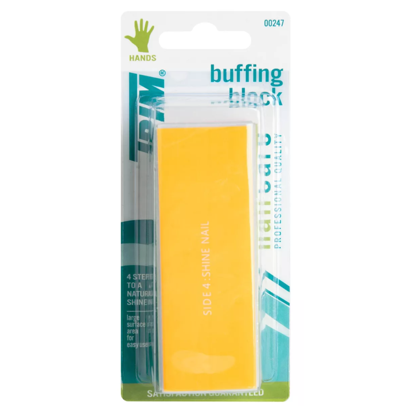 4-Step Color Coded Nail Buffing Block for Smooth & Shiny Nails - Professional Trim Nail Care Kit for Home & Salon Use