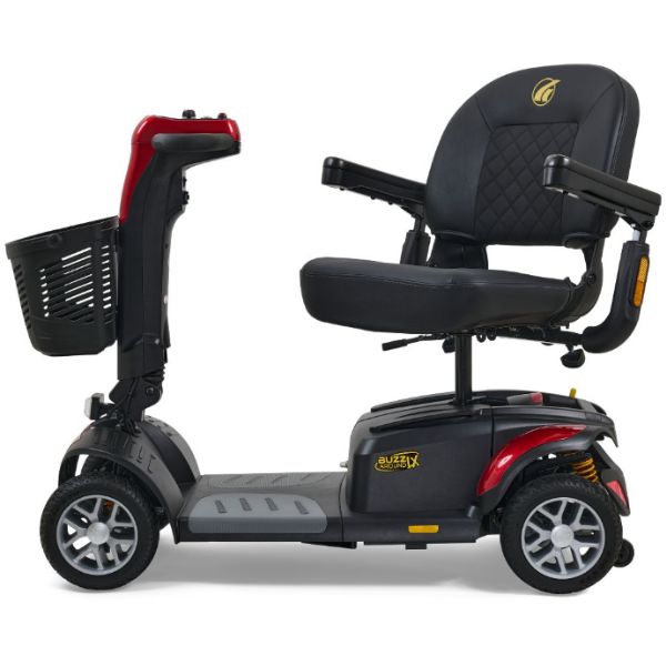 Golden Technologies Buzzaround LX 4 Wheel Mobility Scooter - Lightweight & Foldable Electric Scooter for Adults & Seniors - Perfect for Shopping, Travel & Outdoor Activities