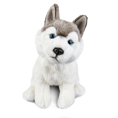 Soft and Cuddly Husky Plush Toy 20cm - Perfect for Kids' Gifts, Nursery Decor, and Dog Lover Collectibles
