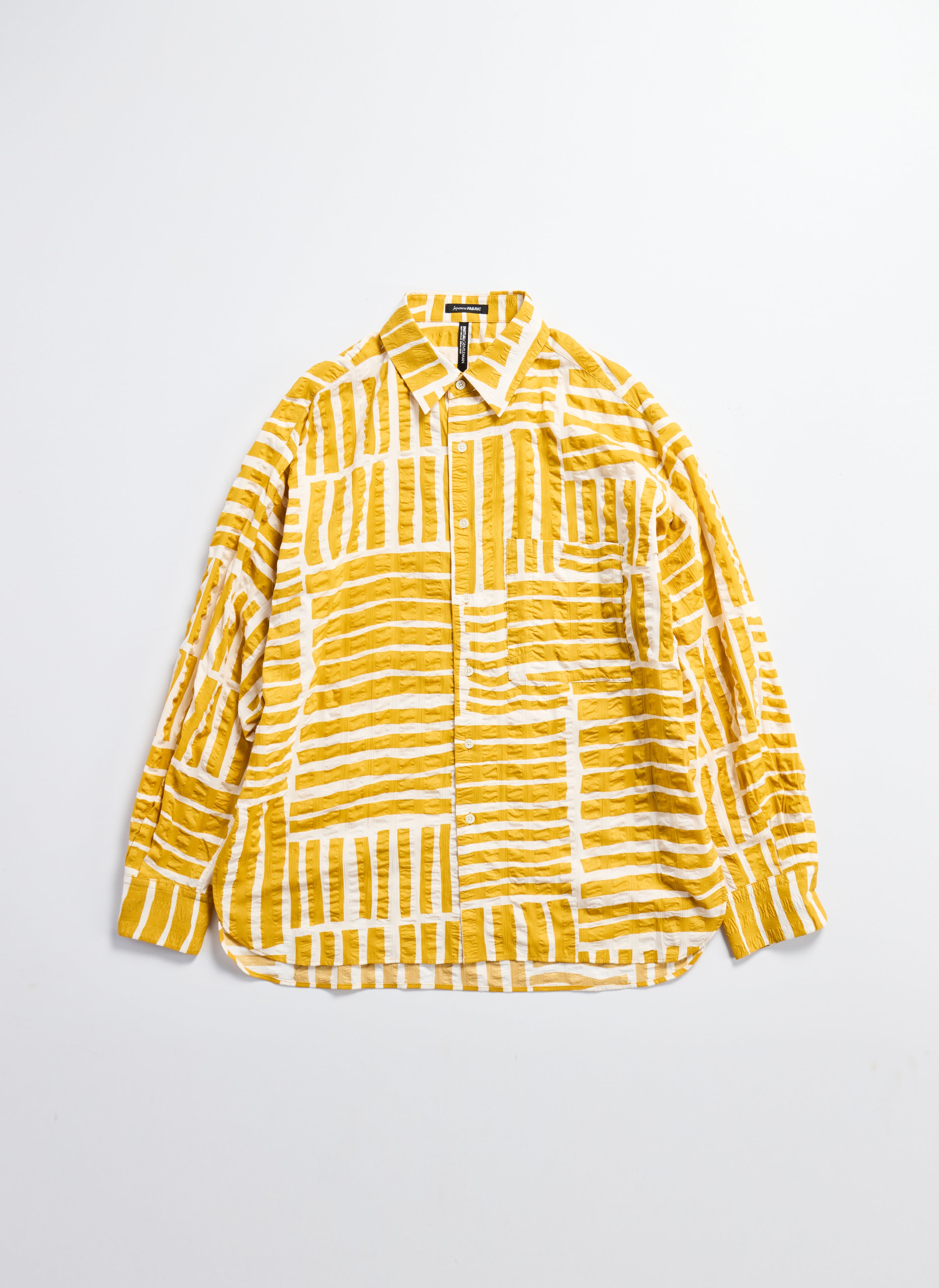 Premium Japanese Miracle Wave Cotton Seersucker Stripe Shirt for Men - Breathable Summer Casual Wear for Office & Outdoor Activities
