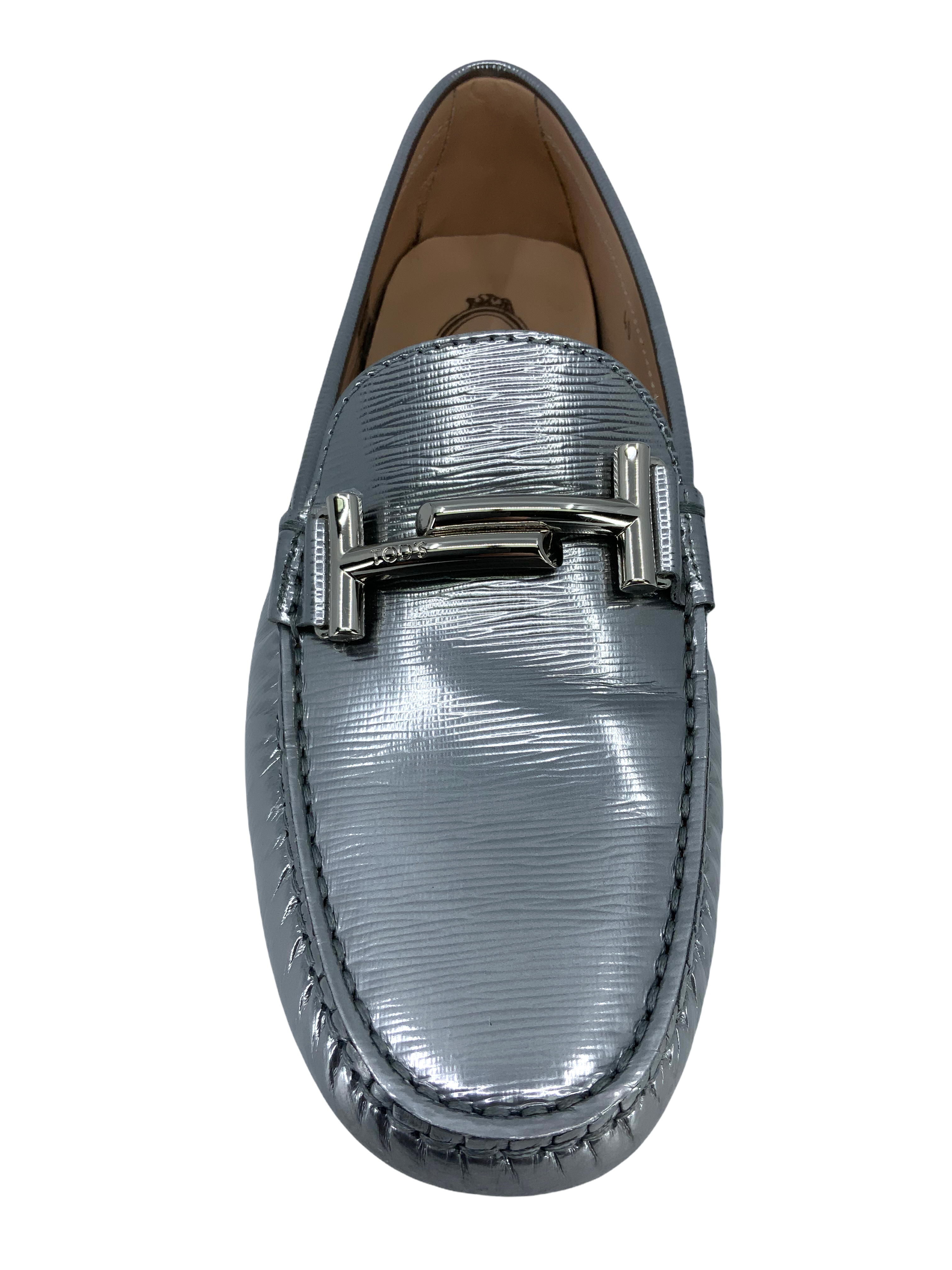 TOD'S Gommino Double T Leather Driving Shoes for Men - Size 10 US | Comfortable Luxury Loafers for Business Casual & Weekend Wear