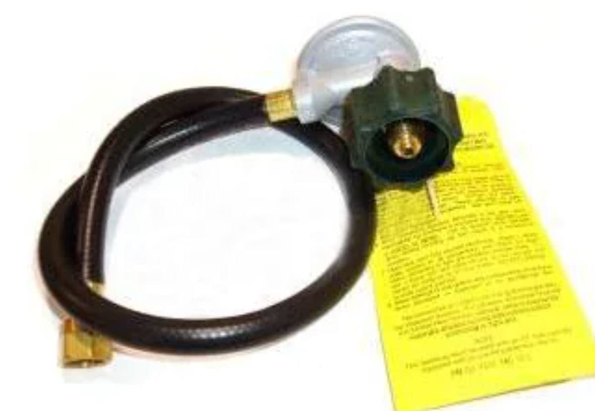 Fire Magic 5110-07 High Pressure Propane Regulator with 5ft Hose - Compatible with Gas Grills, Fire Pits & Outdoor Cooking Appliances - Perfect for Backyard BBQs, Camping & Patio Use