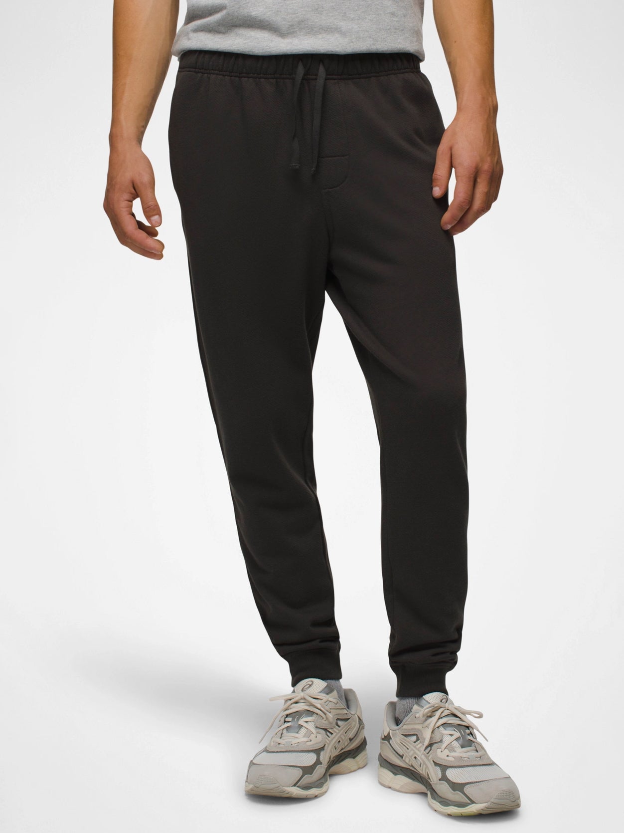 prAna North County Jogger Pants for Men - Dark Iron Color | Comfortable & Stylish Outdoor Joggers for Hiking, Yoga & Casual Wear