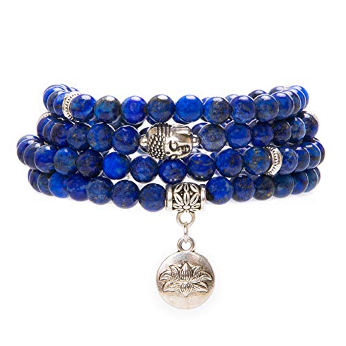 Lapis Lazuli-Lotus OM-Buddha