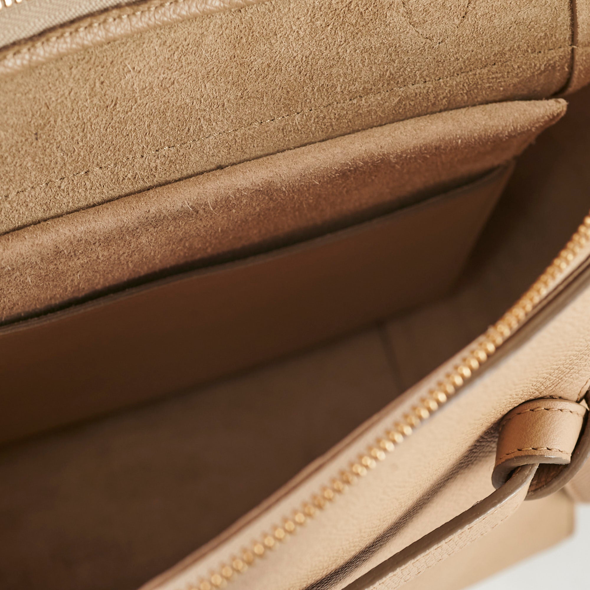 Celine Micro Belt Bag in Beige | Genuine Leather Crossbody Bag for Women | Perfect for Work, Travel & Everyday Use