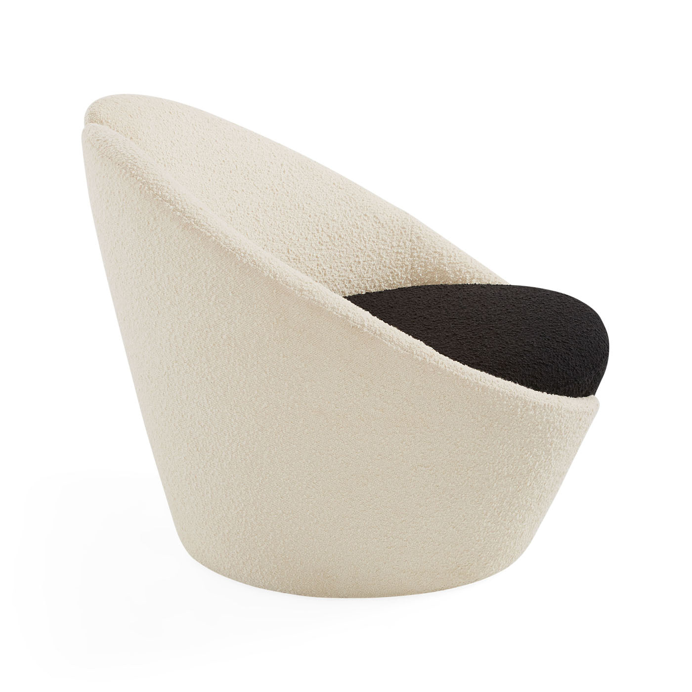 Marais Lounge Chair - Modern Accent Chair for Living Room, Bedroom, or Office - Comfortable Upholstered Armchair with Wooden Legs - Perfect for Relaxing, Reading, or Decorating Your Space