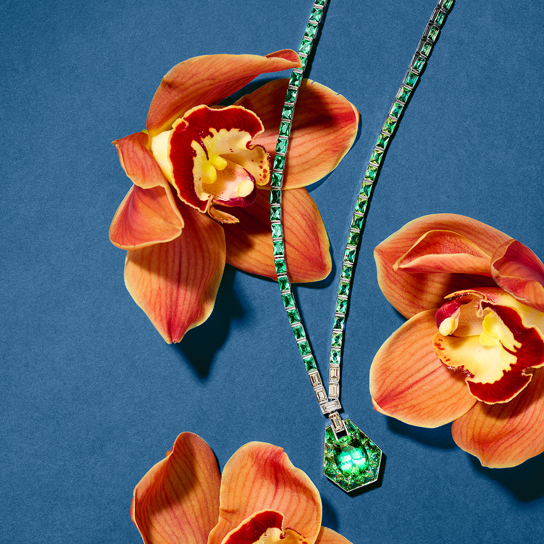 Exquisite Tourmaline & Diamond Pendant Necklace for Women - Elegant Jewelry Gift for Anniversary, Wedding & Special Occasions - Perfect for Evening Parties, Date Nights & Formal Events